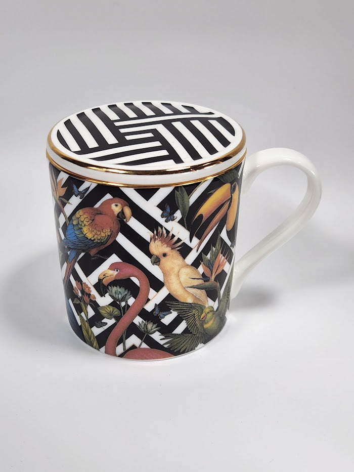 'Funky Black & White' Coaster/Treat Tray