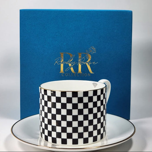 'The Finish Line' Cup and Saucer