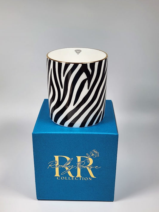 'Savanna Stripes' Candle Pot
