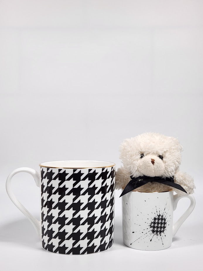 Mummy & me - 'Houndstooth Noir'