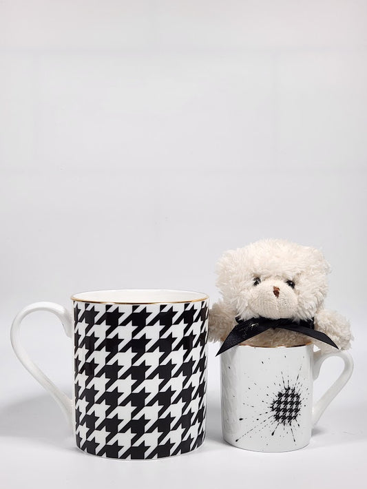 Mummy & me - 'Houndstooth Noir'